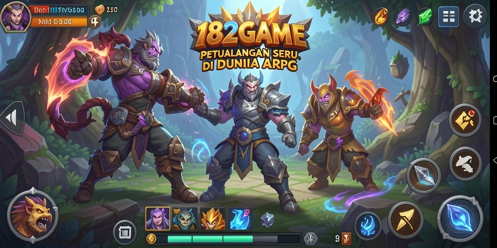 Tampilan mendebarkan dari pertarungan dalam <strong>182GAME</strong>.