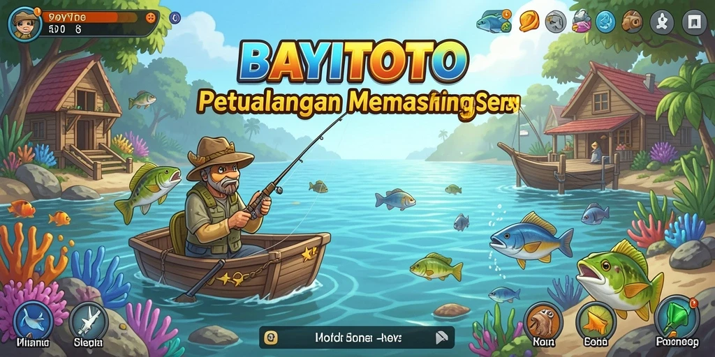 Gameplay memancing yang mendebarkan dan realistis di BAYITOTO.