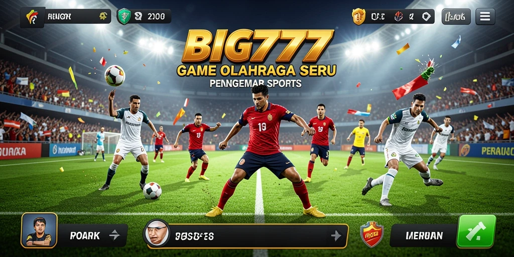 Tampilan gameplay <strong>BIG777</strong> yang penuh aksi di lapangan.
