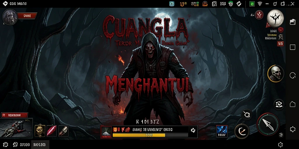 Screenshot gameplay CUANGILA dengan suasana Horror yang mencekam.