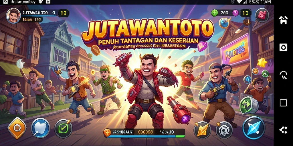 Tampilan seru dari gameplay JUTAWANTOTO yang menantang.